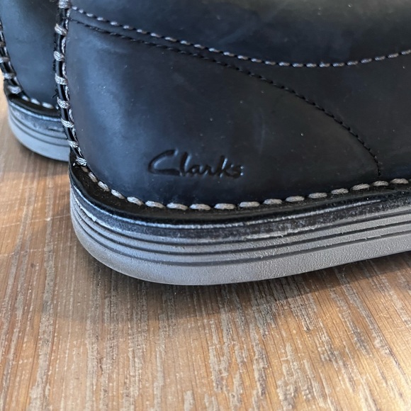 Clarks Collection Men’s Suede Oxfords 9.5 - Picture 5 of 6